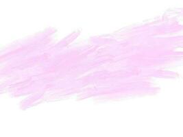 Abstract soft pink watercolor brush stroke design background vector