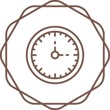 Clock Three Vector Icon