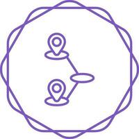Journey Mapping Vector Icon