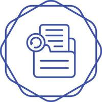 Document Undo Vector Icon