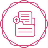 Document Upload Vector Icon