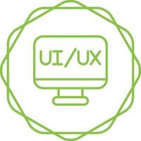 ux ui vector icono