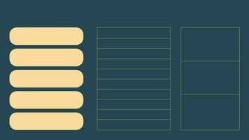 Abstract design planner for track your habit and give you success in life. This simple tracker will organize your work and give you confidence to achieve work in time. vector