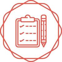 Writing pad Vector Icon