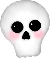 Watercolor cute ghost for Halloween party. png