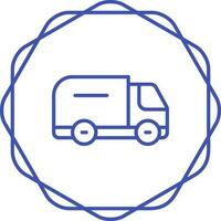 Truck Side Vector Icon