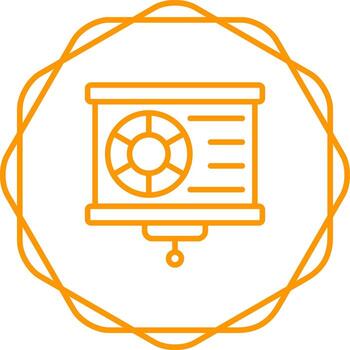 icono de vector de visualización de datos