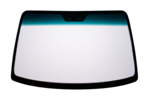 New car windshield, isolated png
