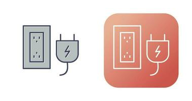 Plug and Socket Vector Icon