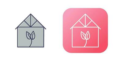 Green House Vector Icon