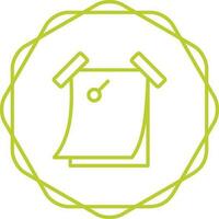 Sticky note with a thumbta Vector Icon