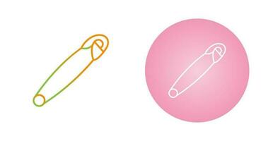 Safety Pin Vector Icon