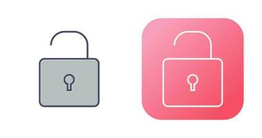 Open Lock Vector Icon