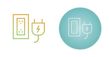 Plug and Socket Vector Icon