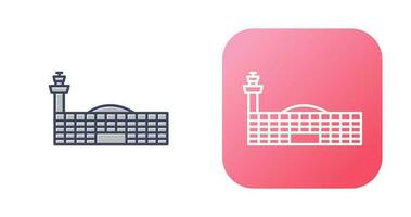 Airport Building Vector Icon