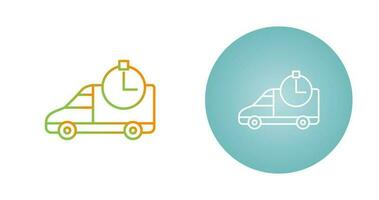 Time Based Delivery Vector Icon