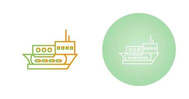 Delivery Ship Vector Icon