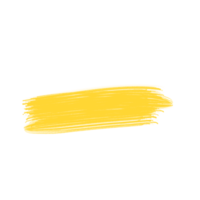 Yellow brush stroke png