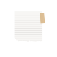 gescheurd papier met tape png