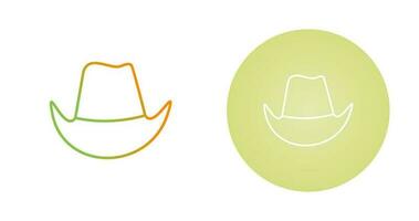 icono de vector de sombrero de vaquero