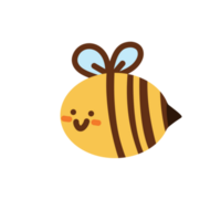 illustration d'abeille mignonne png