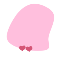 rosa Sprechblase png