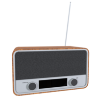 3d Rendering Of Radio Object png