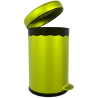 3d Rendering Of Trashcan Object png