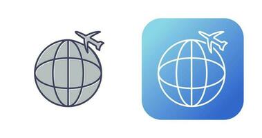 International Flights Vector Icon