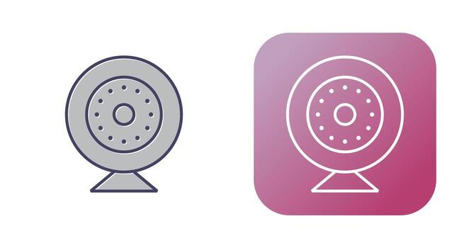 icono de vector de cámara de seguridad