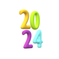 feliz ano novo 2024 png