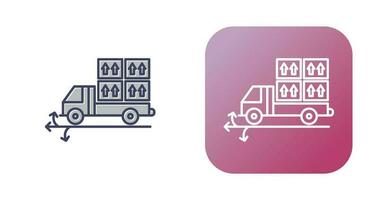 Multiple Delivery Points Vector Icon