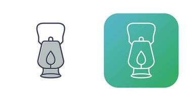 Oil Lamp Vector Icon