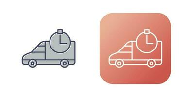 Time Based Delivery Vector Icon