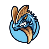 logotipo de la mascota del jugador png