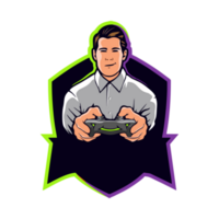 gamer mascotte logo png