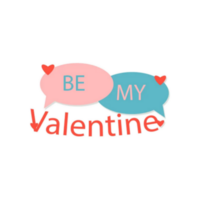 gelukkig Valentijn dag decoratie png