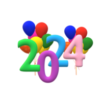 feliz año nuevo 2024 png