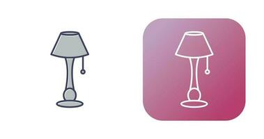 Lamp with stand Vector Icon