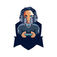 gamer mascotte logo png