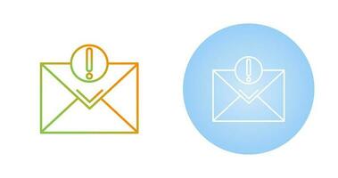 Urgent Mail Vector Icon