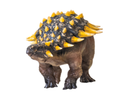 ankylosaurus dinosaure , isolé Contexte png