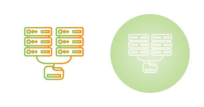 icono de vector de base de datos