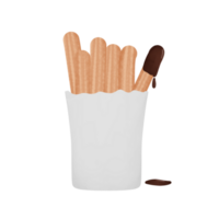 churros delicioso lanche ilustração png