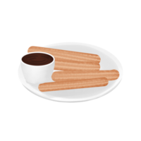 churros delicioso lanche ilustração png