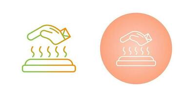 Hot Surface Vector Icon