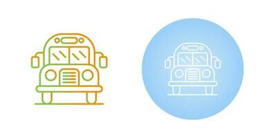 School Bus Vector Icon