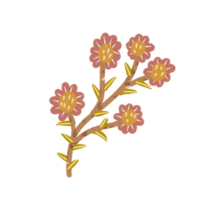 Cute Doodle Flower png