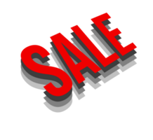 Sale text for Poster or banner on transparent background,red text sale Special Offer Sale discount graphic design element. png