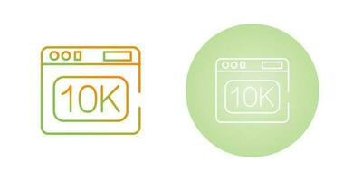 10k Vector Icon